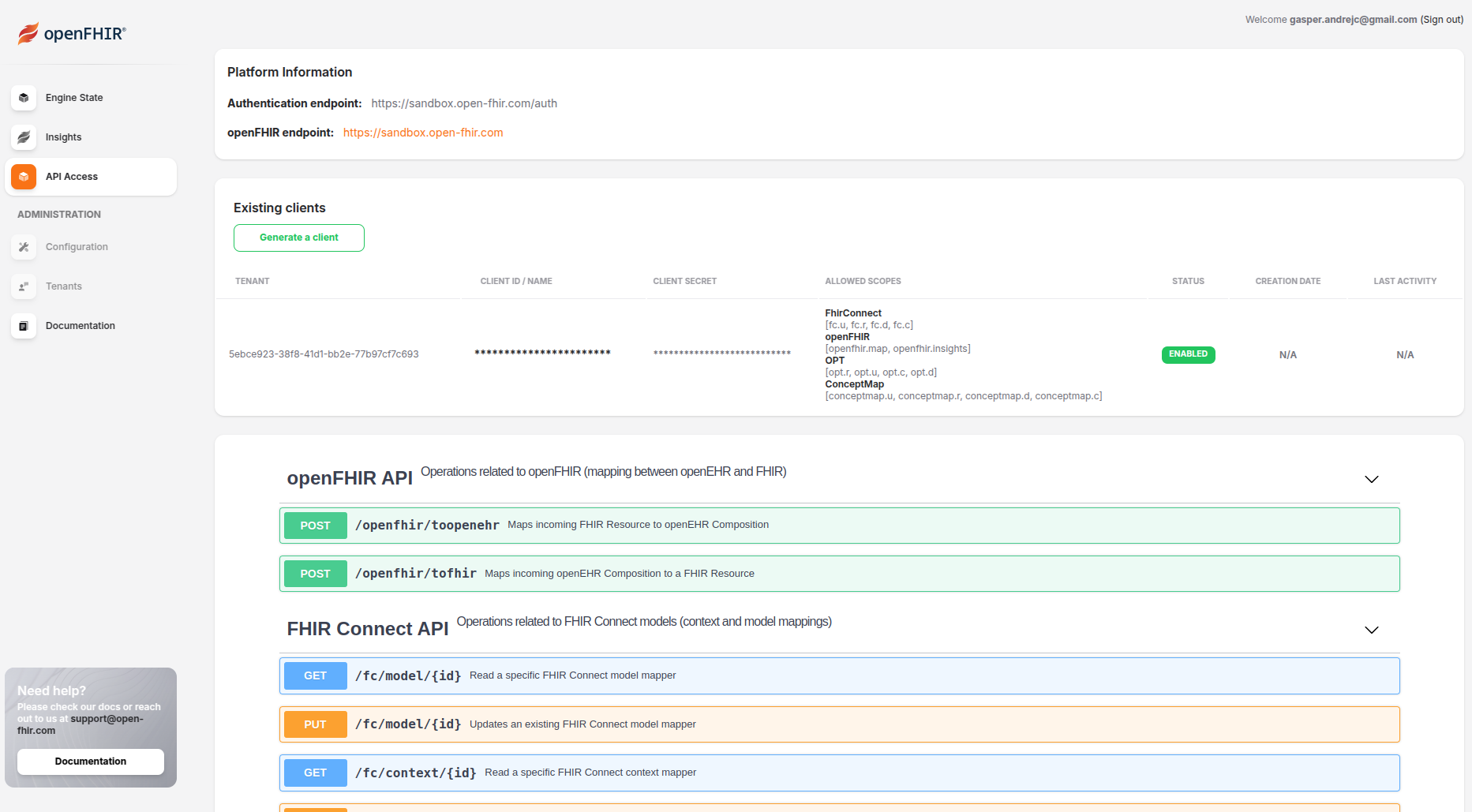 API Access